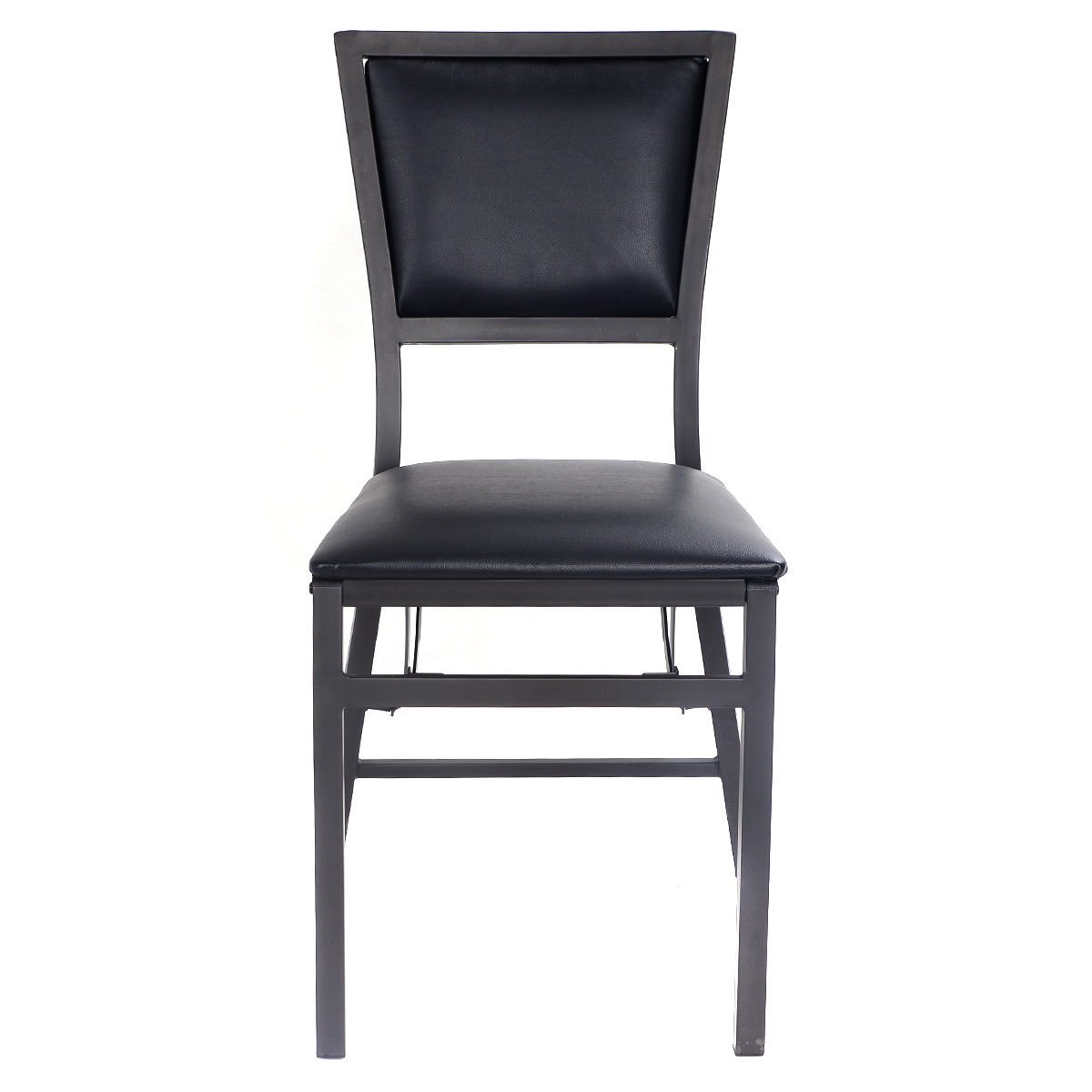 Set of 2 Metal Folding Dining Chair with Space Saving Design view 4
