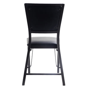Set of 2 Metal Folding Dining Chair with Space Saving Design view 9