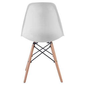 Set of 2 Mid-Century Modern DSW Dining Side Chair-Beige view 8