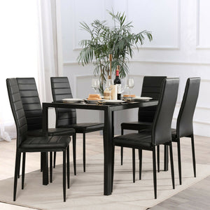 Set of 6 High Back Dining Chairs-Set of 6 view 3
