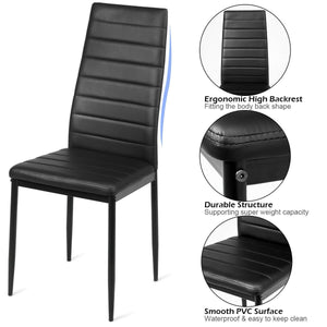 Set of 6 High Back Dining Chairs-Set of 6 view 5
