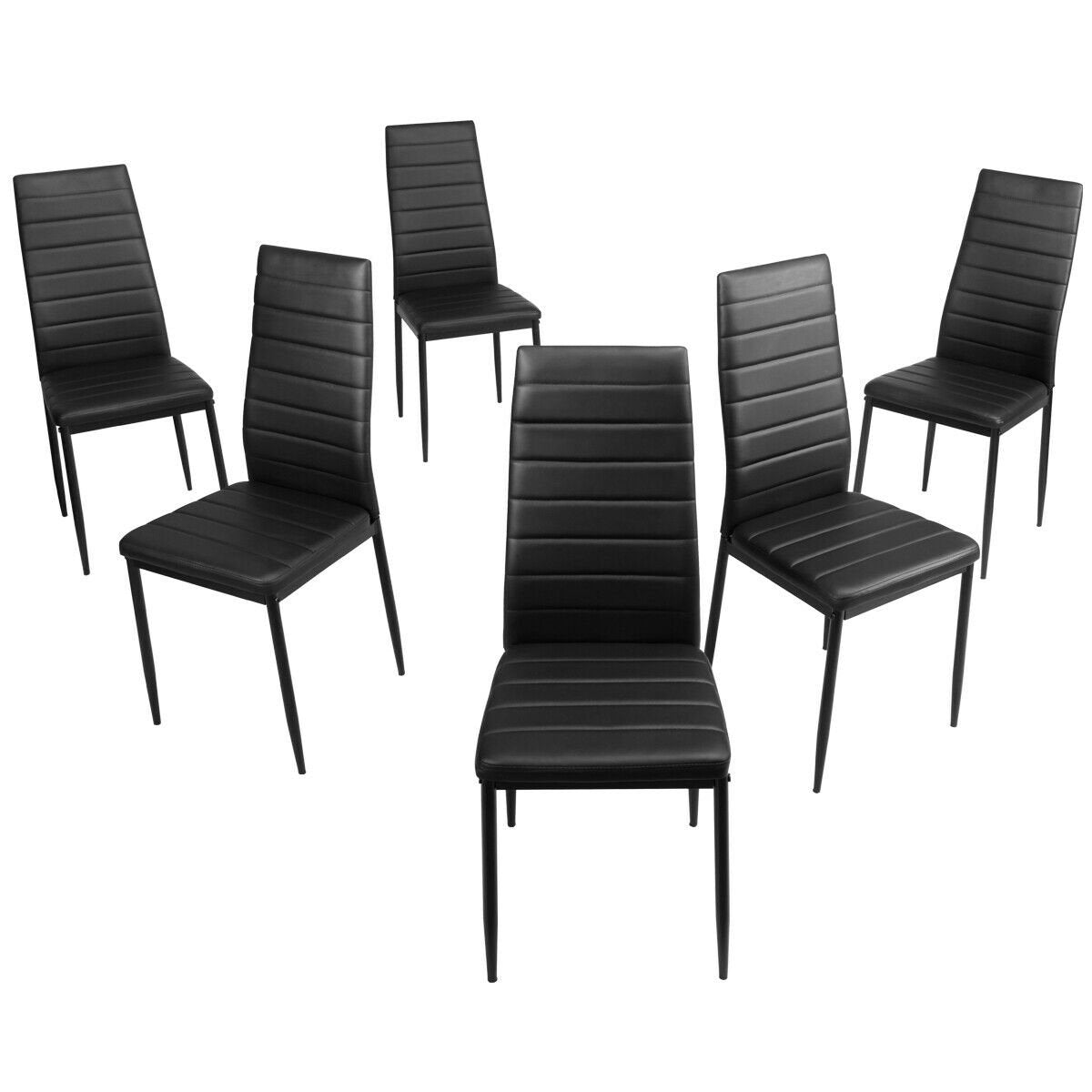Set of 6 High Back Dining Chairs-Set of 6 view 7