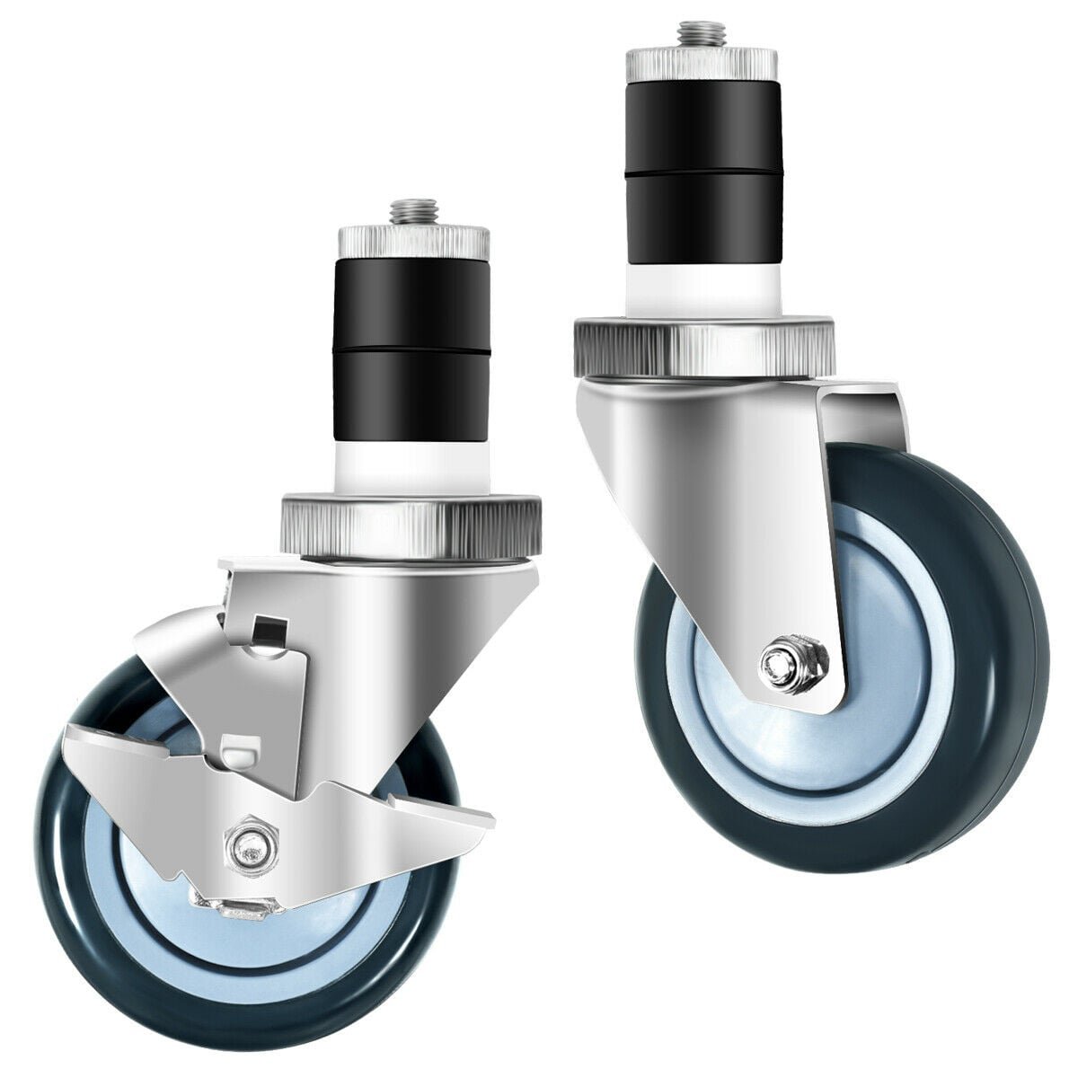 Set of 4 Swivel Caster Wheel with Brake view 7