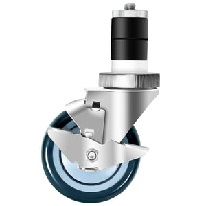 Set of 4 Swivel Caster Wheel with Brake view 8