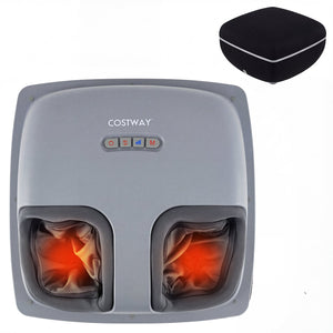 Shiatsu Foot Massager with 3-Level Deep Kneading and Air Compression-Black view 4