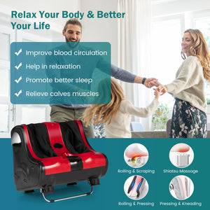 Shiatsu Kneading Rolling Vibration Heating Foot Massager view 7