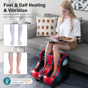 Shiatsu Kneading Rolling Vibration Heating Foot Massager view 9