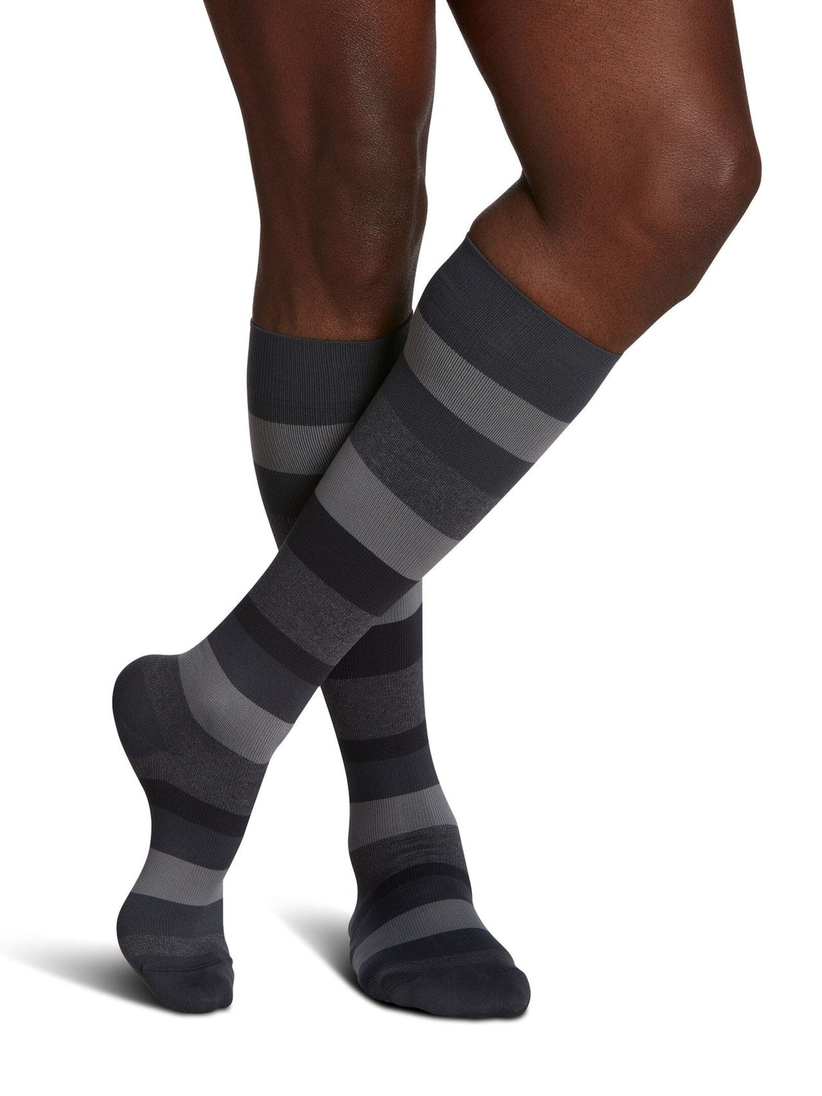 Sigvaris 180 Microfiber Shades 15-20 mmHg Knee High Closed Toe for Men