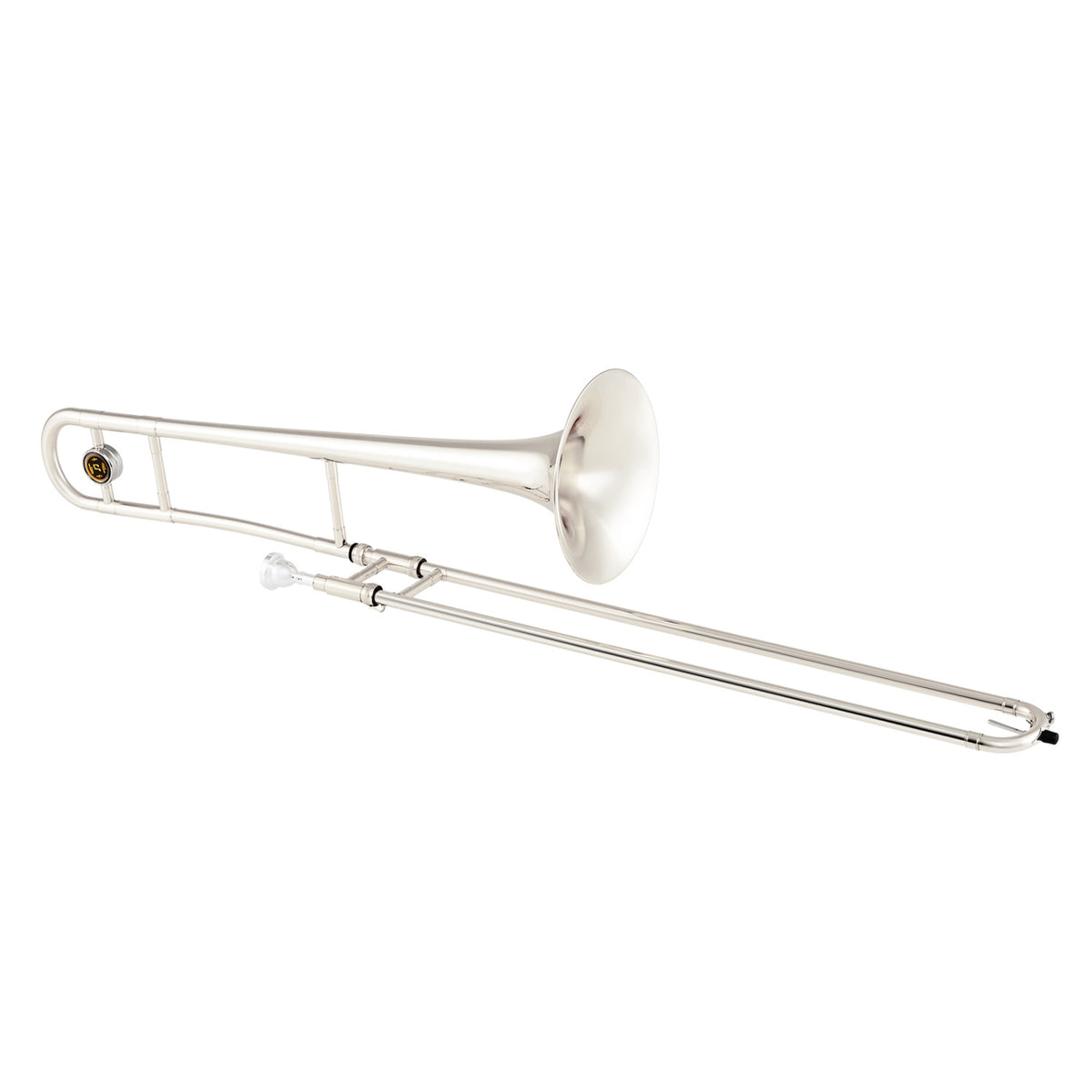 Slide Trombone for Beginners with Portable Case and Shoulder Strap-Silver view 5