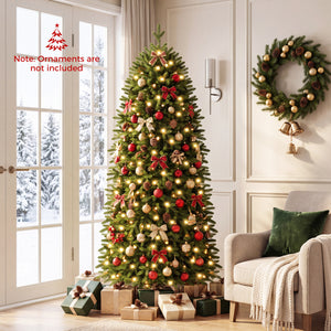 Smart Pencil Christmas Tree with 220 Pre-Lit RGB LED Lights-M view 3