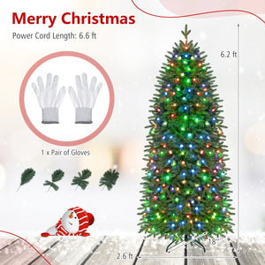 Smart Pencil Christmas Tree with 220 Pre-Lit RGB LED Lights-M view 5