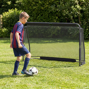 Soccer Goal Set for Backyard 6 ft x 4 ft Metal Frame Goal Post with Net and Anchoring System view 2