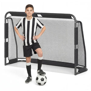 Soccer Goal Set for Backyard 6 ft x 4 ft Metal Frame Goal Post with Net and Anchoring System view 4