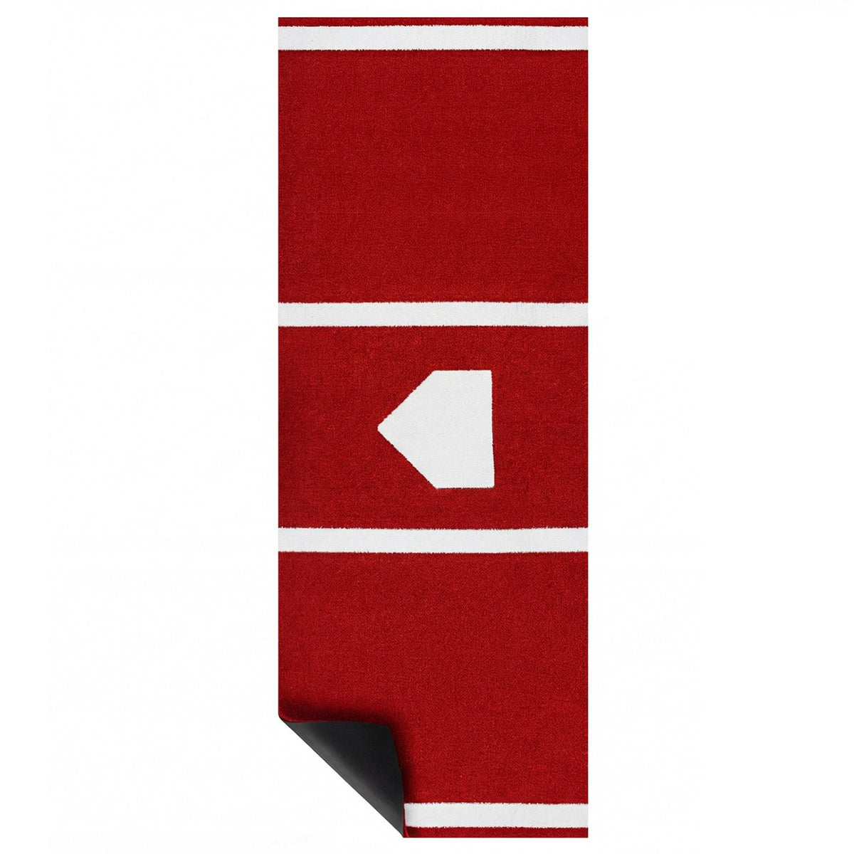 Softball Pitching Mat 10 x 3 Feet Softball Training Aid-Red view 5