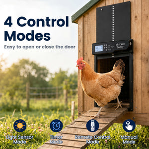 Solar Powered Automatic Chicken Coop Door view 6