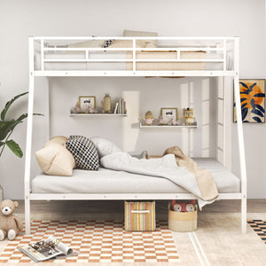 Space-saving Metal Slatted Bed Frame for Teens and Adults Noise-free No Box Spring Needed-White view 3