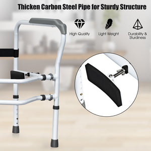 Steel Safety Toilet Rail with Created Fixable Clamp view 5