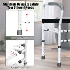 Steel Safety Toilet Rail with Created Fixable Clamp view 8