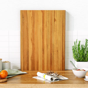 Teak Wood Cutting Board Extra Large 24 Inch Reversible Cutting Board with Handle view 3