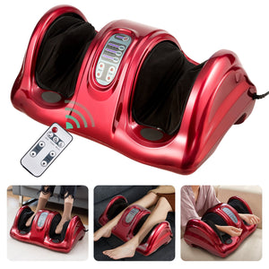 Therapeutic Shiatsu Foot Massager with High Intensity Rollers-Wine view 5