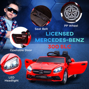 Aosom 12V Ride On Car with Parent Remote Control Two Motors Music Lights Suspension Wheels for 3-6 Years