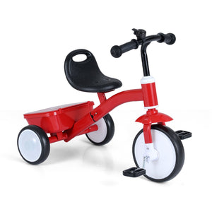 Toddler Tricycle with Glowing Wheels and 4-Level Adjustable Seat view 3