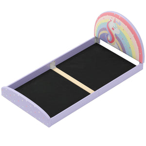 Twin Floor Bed Frame Upholstered Twin Size Kids Floor Bed with 210D Oxford Cloth Floor Mat-Purple view 4