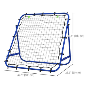 Soozier Volleyball Rebounder Net, Adjustable Soccer Rebounder, Baseball Volleyball Training Equipment Aid