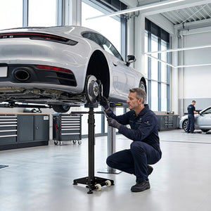 Underhoist Support Stand for Vehicle Components Support-Black view 2
