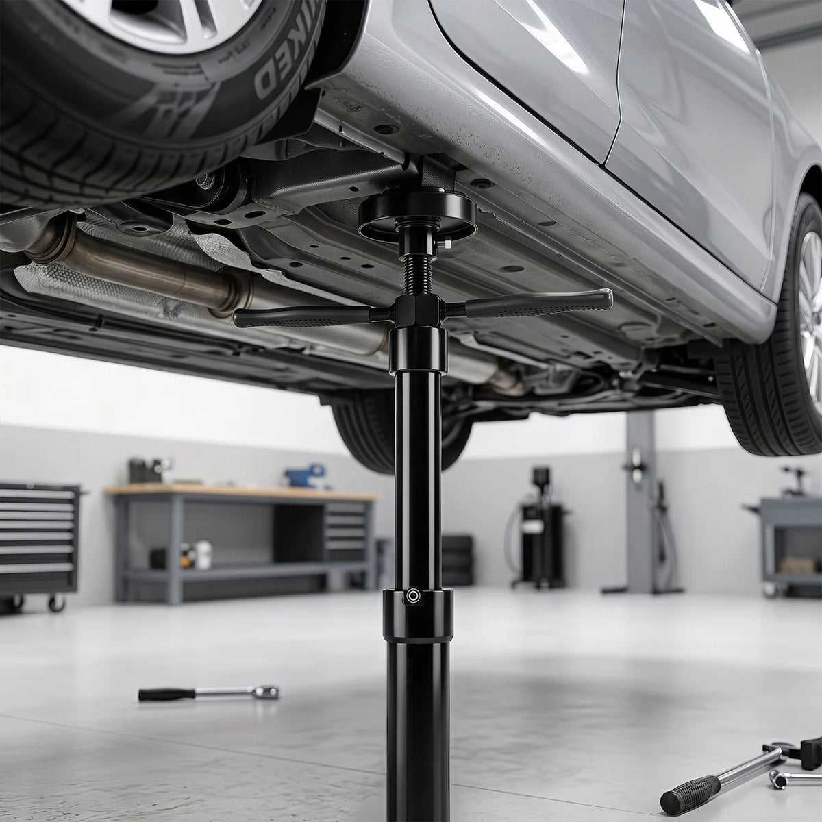 Underhoist Support Stand for Vehicle Components Support-Black view 5