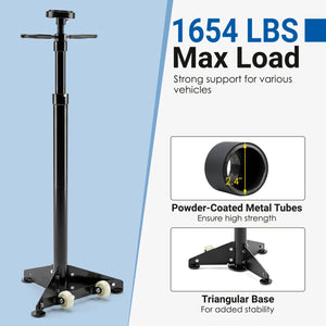 Underhoist Support Stand for Vehicle Components Support-Black view 7