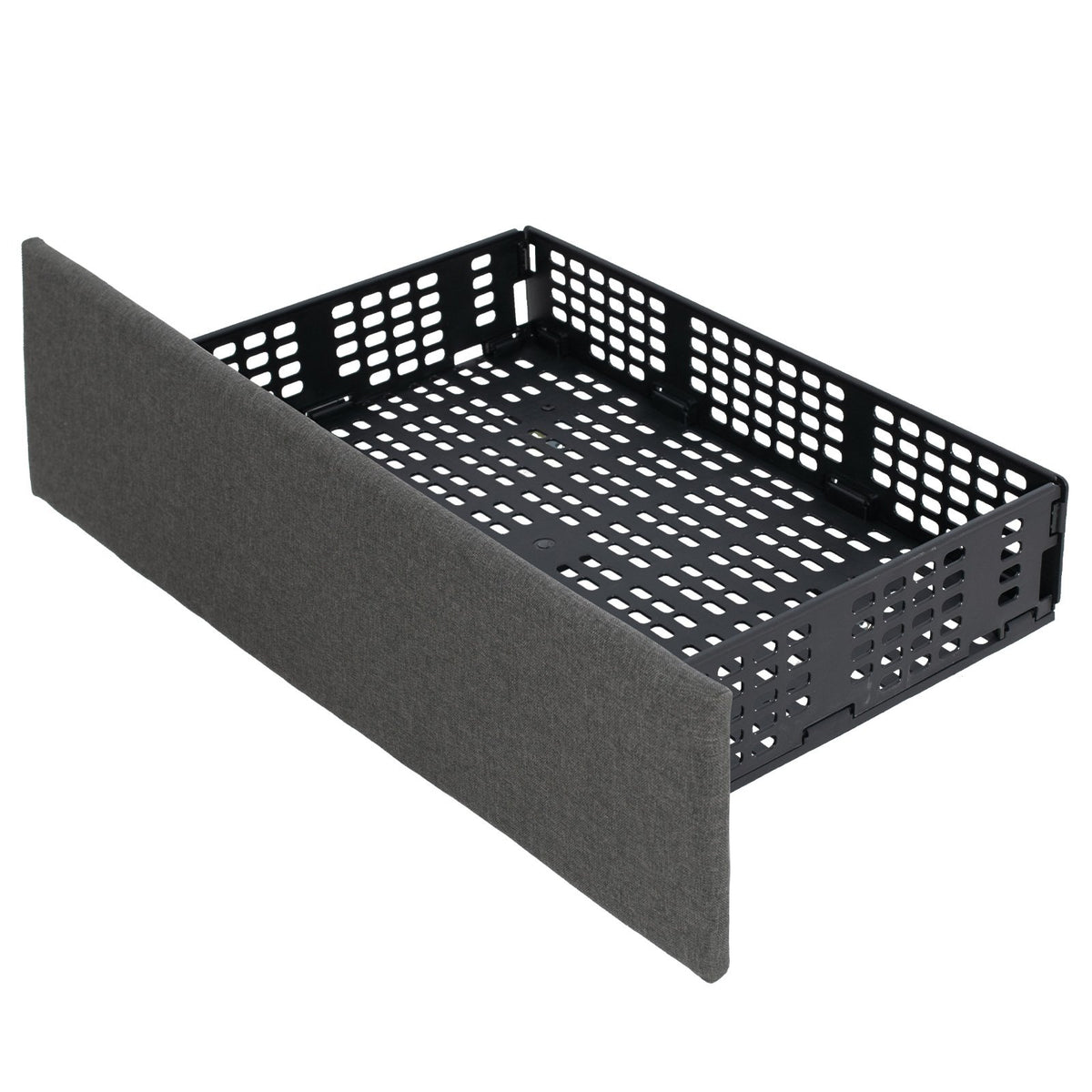 Upholstered Queen LED Bed Frame with Headboard and 4 Drawers-Queen Size view 7