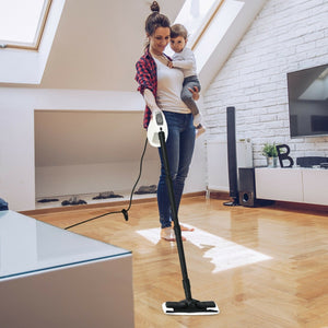 1400W Handheld Steam Cleaner with 14-Piece Accessory Kit and Child Lock-Gray view 2