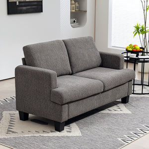 54.3" Loveseat Sofa, 2 Seater Sofa with Removable Cushions – view 7
