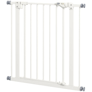 30 Inch Tall Pet Gate with Door Dog Gate and Barrier Indoor for Stairs Includes 7", 8", 12" Extensions Kit – view 2