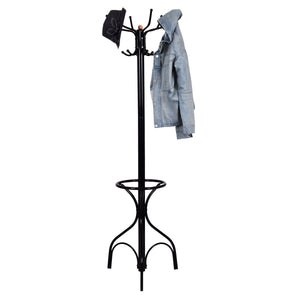 Vintage Metal Coat Hat Tree Stand Clothes Hanger view 3