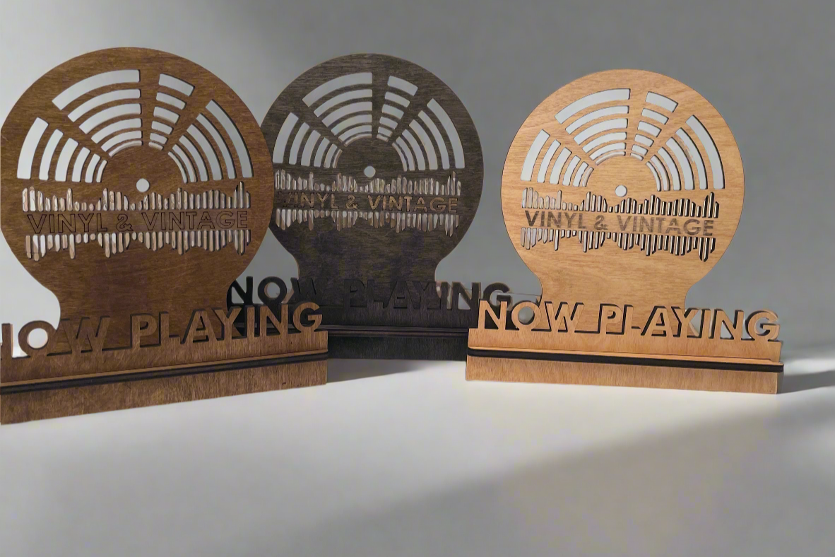 Vinyl Record Stand - Creations by Alfie