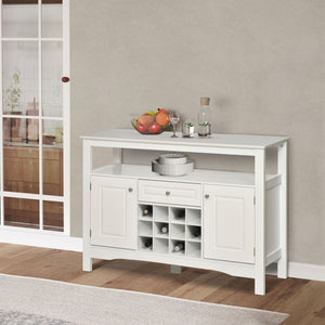 Modern Kitchen Buffet Bar Cabinet Storage Sideboard Dining Server with Drawer & 12-Bottle Wine Rack for – view 14