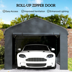 Carport Replacement Canopy Cover Sidewalls for 12' x 20' Carport – view 5