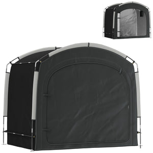 Bike Storage Shed Tent, Portable and Waterproof with 210D Oxford Fabric and Carry Bag for 3-4 Bicycles