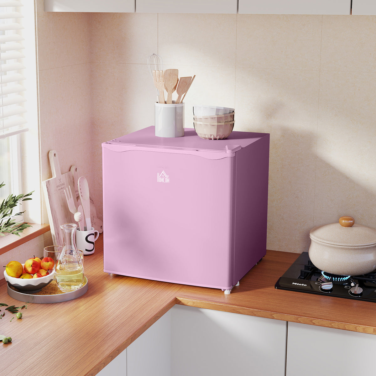 1.1 Cu. Ft. Mini Freezer, Compact Upright Freezer with Reversible Door, Removable Shelf – view 21