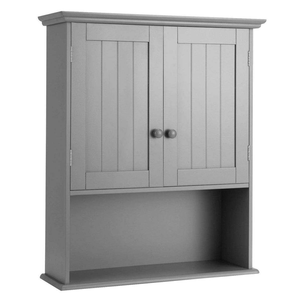 Wall Mount Bathroom Storage Cabinet-Dark Gray