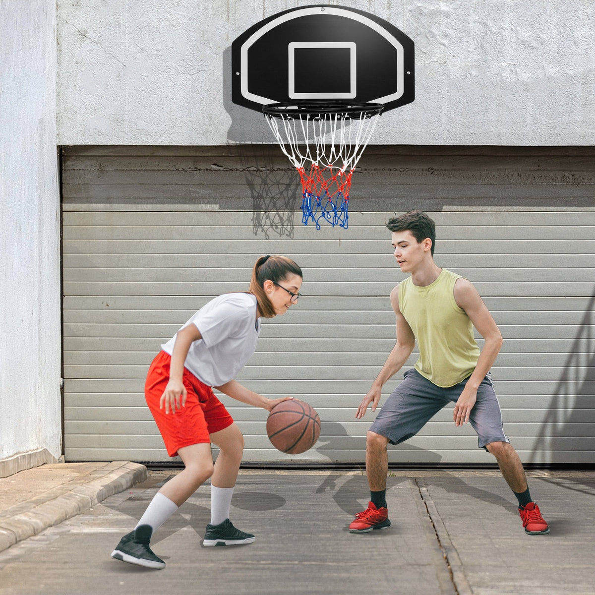 Wall Mounted Basketball Set for Kids Teens Adults view 2