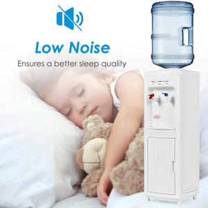 5 Gallons Hot and Cold Water Cooler Dispenser with Child Safety Lock view 5