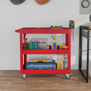 3 Tier Rolling Tool Cart with Wheels, 330 LBS Capacity Heavy Duty Utility Cart – view 20