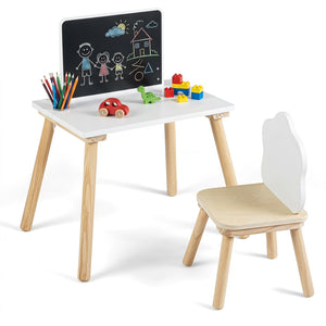 Weaning Table and Chair Set with Chalkboard view 2