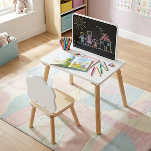 Weaning Table and Chair Set with Chalkboard view 7