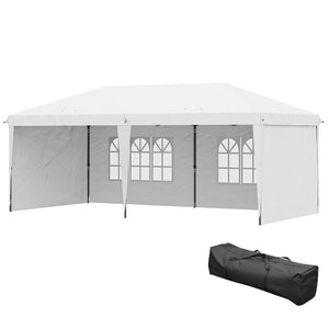 10' x 20' Outdoor Pop Up Canopy Tent Party Tent Instant Shelter W/ Carrying Bag, Blue – view 15