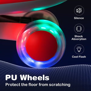Wiggle Car Ride-on Toy with Flashing Wheels-Red view 8