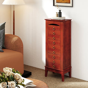 Large Capacity Jewelry Storage Cabinet with 9 Drawers view 5